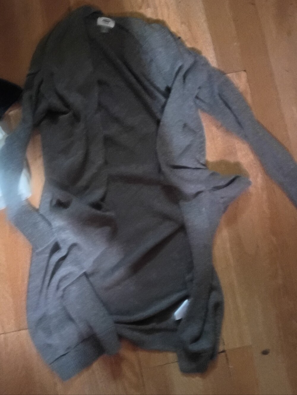 Old Navy Women's Charcoal Open-Front Cardigan